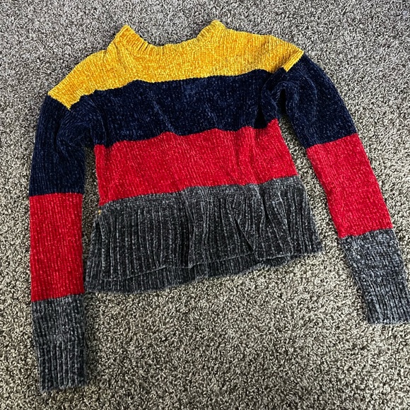 MULTI-COLORED VINTAGE SWEATER - Picture 1 of 4